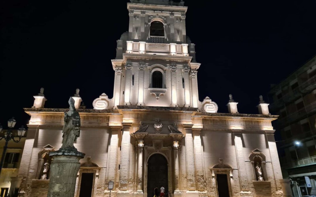 L’illuminazione artistica della Chiesa Madre S. Nicolo’ ad avola