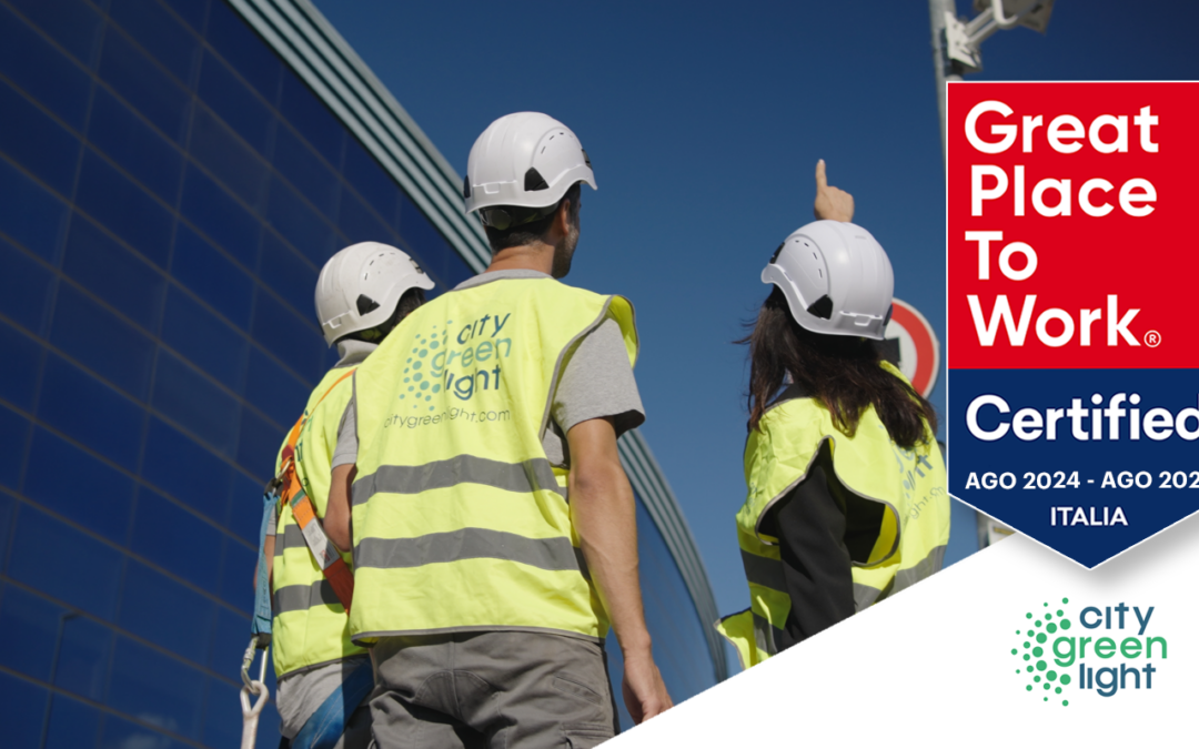 CITY GREEN LIGHT OTTIENE LA CERTIFICAZIONE GREAT PLACE TO WORK®