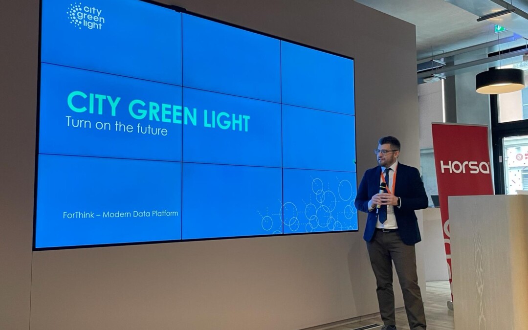 Presented at Microsoft Italy Headquarters ForThink, the new City Green Light Platform for Data Enhancement