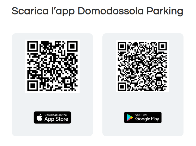 QR Code Domodossola Parking